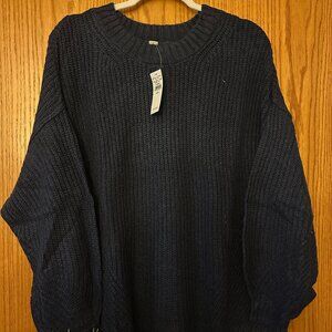 NWT American Eagle Women's Sweater Navy size- MEDIUM
